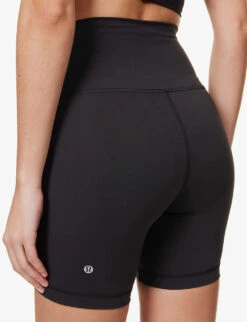 Lululemon Wunder Train High-rise Stretch-woven Shorts 9 Lululemon Wunder Train High-rise Stretch-woven Shorts -Women Clothing Store R04082323 BLACK ALT04