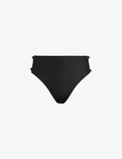 AllSaints Emma Knot High-rise Bikini Bottoms