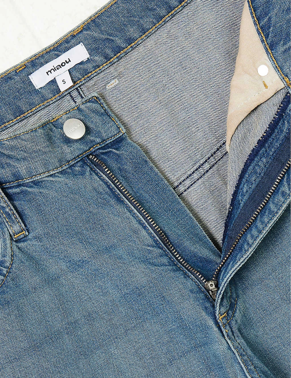 Echo Faded-wash Wide-leg Low-rise Jeans 7 Echo Faded-wash Wide-leg Low-rise Jeans - Image 7