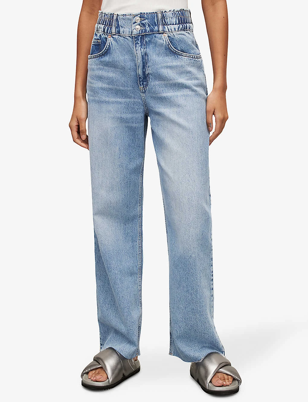 AllSaints Hailey Wide-leg High-rise Jeans 3 AllSaints Hailey Wide-leg High-rise Jeans - Image 3