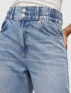 AllSaints Hailey Wide-leg High-rise Jeans 9 AllSaints Hailey Wide-leg High-rise Jeans -Women Clothing Store R04087431 LIGHTINDIGO ALT04