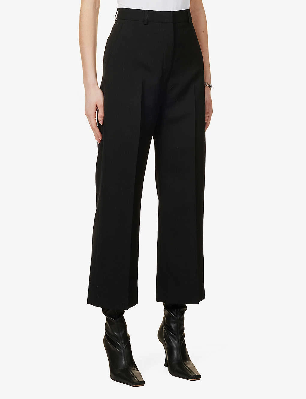 Acne Studios Straight-leg Mid-rise Cotton-blend Trousers 3 Acne Studios Straight-leg Mid-rise Cotton-blend Trousers - Image 3