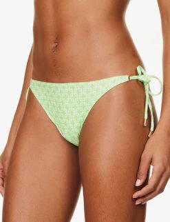 Melissa Odabash Canary Geometric-print Bikini Bottoms -Women Clothing Store R04090049 LINKSLIME ALT02