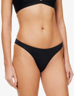 Melissa Odabash Prague Mid-rise Bikini Bottoms -Women Clothing Store R04090073 BLACK ALT02