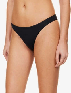 Melissa Odabash Prague Mid-rise Bikini Bottoms -Women Clothing Store R04090073 BLACK ALT04