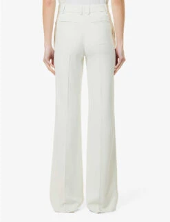 Joseph Comfort Cady Morissey Straight-leg Mid-rise Woven Trousers -Women Clothing Store R04095206 PUTTY ALT03