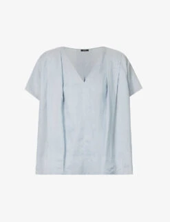 Joseph Fletcher V-neck Ramie Blouse