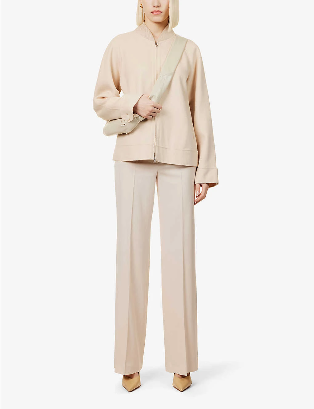 Joseph Beaumont Relaxed-fit Wool-silk Blend Jacket 2 Joseph Beaumont Relaxed-fit Wool-silk Blend Jacket - Image 2