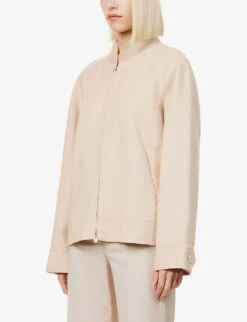 Joseph Beaumont Relaxed-fit Wool-silk Blend Jacket 7 Joseph Beaumont Relaxed-fit Wool-silk Blend Jacket -Women Clothing Store R04095301 MAPLEWOOD ALT02