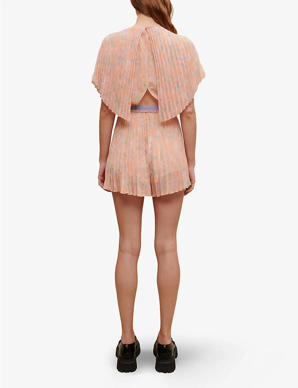 Maje Isisa Pleated Woven Jumpsuit 4 Maje Isisa Pleated Woven Jumpsuit - Image 4