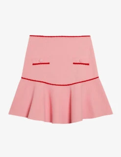 CLAUDIE PIERLOT Mysiri Braid Trim Stretch-knit Skirt