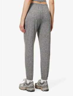 Vuori Boyfriend Drawstring-waist Stretch-woven Jogging Bottoms -Women Clothing Store R04114829 HEATHERGREY ALT03