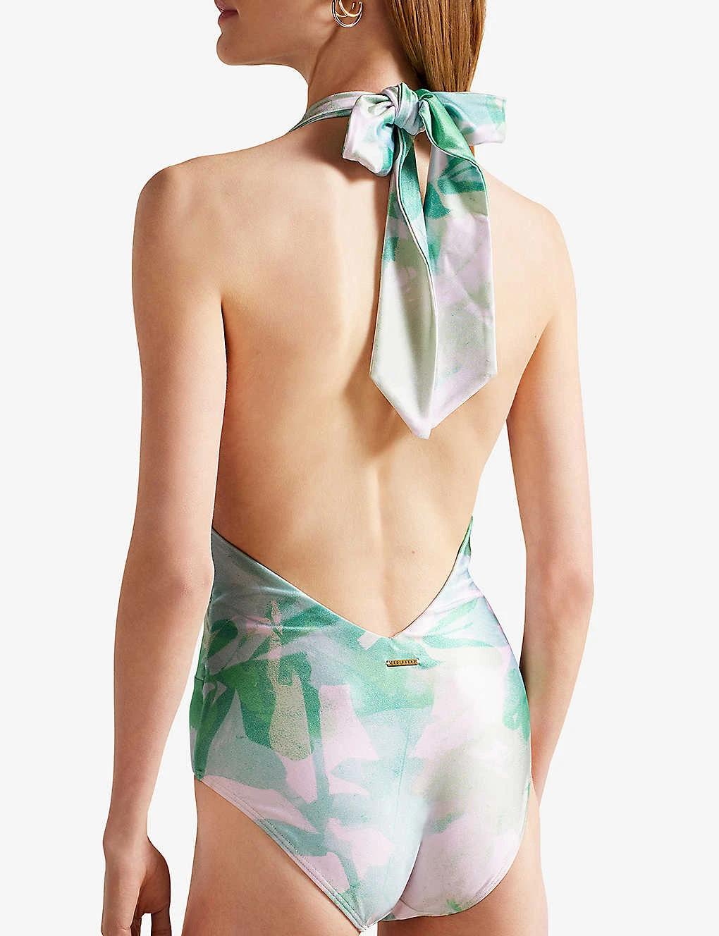 Ted Baker Milene Abstract-print Stretch-woven Swimsuit 4 Ted Baker Milene Abstract-print Stretch-woven Swimsuit - Image 4