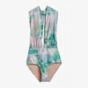 Ted Baker Milene Abstract-print Stretch-woven Swimsuit