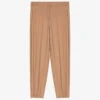 Maje Elasticated-cuffs Straight-leg Mid-rise Recycled-polyester Trousers