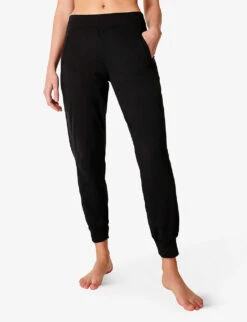 Sweaty Betty "Gary 27"" Relaxed-fit Mid-rise Stretch-woven Yoga Trousers" -Women Clothing Store R04127225 BLACK ALT02