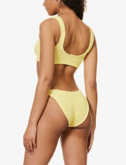 Juno Knotted Bikini Set -Women Clothing Store R04130314 YELLOW ALT03