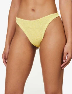 Juno Knotted Bikini Set -Women Clothing Store R04130314 YELLOW ALT05