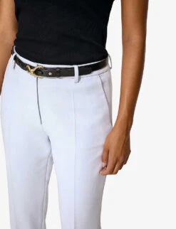 By Malina Lovi Straight-leg High-rise Woven Trousers -Women Clothing Store R04133227 SKYBLUE ALT04