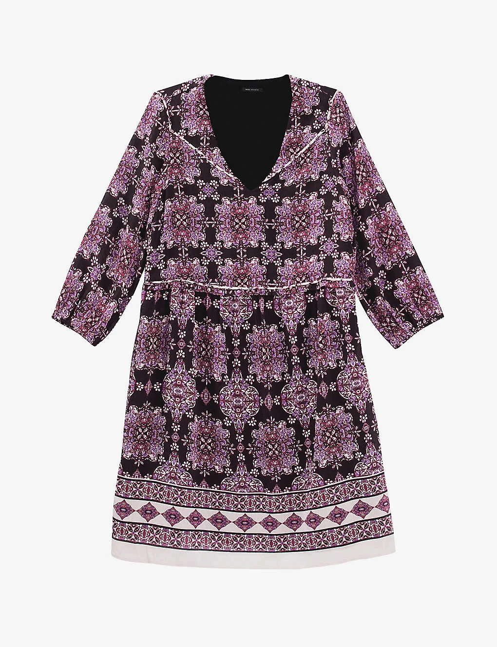 Ikks Boho-print Woven Mini Dress 1 Ikks Boho-print Woven Mini Dress