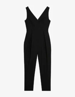Ted Baker Bettsee V-neck Tailored Stretch-woven Jumpsuit