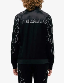 THE KOOPLES Western-style Embroidered Satin Jacket 8 THE KOOPLES Western-style Embroidered Satin Jacket -Women Clothing Store R04136811 BLA01 ALT03