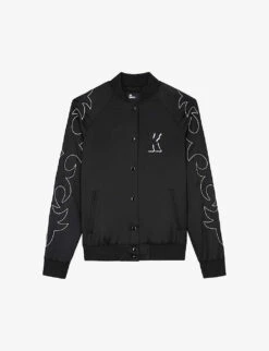 THE KOOPLES Western-style Embroidered Satin Jacket