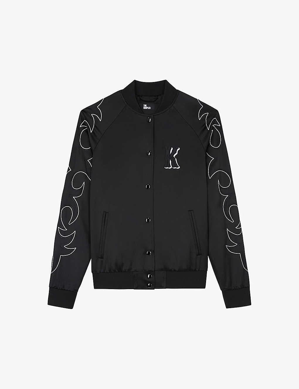 THE KOOPLES Western-style Embroidered Satin Jacket 1 THE KOOPLES Western-style Embroidered Satin Jacket