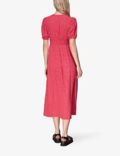 Whistles Labyrinth Geometric-print Woven Midi Dress -Women Clothing Store R04137011 MULTICOLOURED ALT03