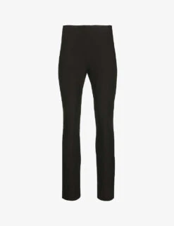 Vince Cropped Straight-leg Mid-rise Stretch-woven Trousers