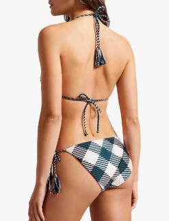 Ted Baker Jasalie Reversible Halter-neck Bikini Top -Women Clothing Store R04139021 WHITE ALT02