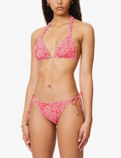 Tangier Abstract-print Stretch-recycled Polyamide Bikini Top -Women Clothing Store R04142183 PRTPRT ALT02