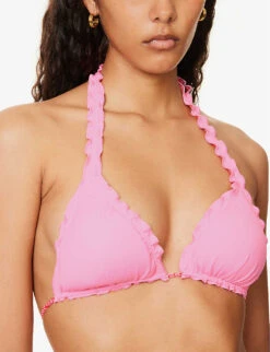 Tangier Abstract-print Stretch-recycled Polyamide Bikini Top -Women Clothing Store R04142183 PRTPRT ALT04