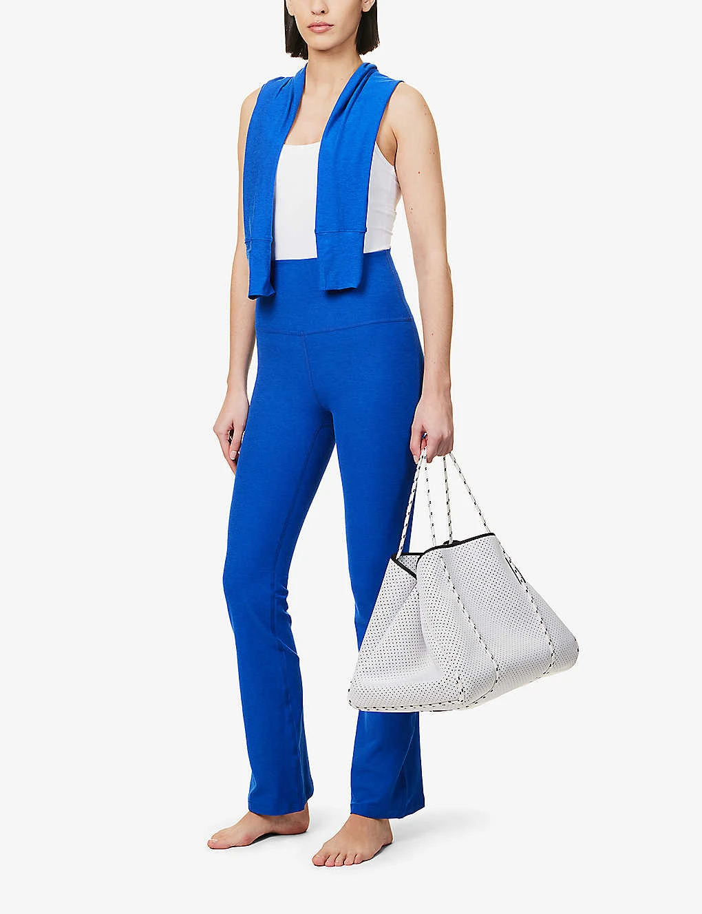 Beyond Yoga Spacedye Brand-print Flared-leg High-rise Stretch-woven Leggings 2 Beyond Yoga Spacedye Brand-print Flared-leg High-rise Stretch-woven Leggings - Image 2