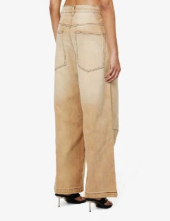 Jaded London Colossus Faded-wash Wide-leg Low-rise Jeans 8 Jaded London Colossus Faded-wash Wide-leg Low-rise Jeans -Women Clothing Store R04145888 SAND ALT03