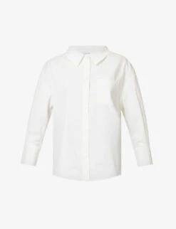 ANINE BING Mika Relaxed-fit Cotton Shirt