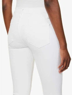 FRAME Le Crop Mini Flare Flared-leg Mid-rise Jeans -Women Clothing Store R04146383 BLANC ALT04