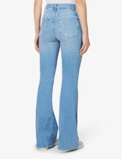 FRAME Le Super High Flare Flared High-rise Stretch-denim Jeans -Women Clothing Store R04146411 DANBURY ALT03