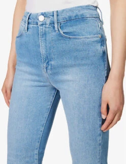 FRAME Le Super High Flare Flared High-rise Stretch-denim Jeans -Women Clothing Store R04146411 DANBURY ALT04