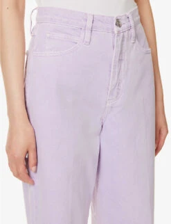 FRAME Le High ‘N’ Tight Wide-leg High-rise Jeans -Women Clothing Store R04146443 WASHEDLILAC ALT04