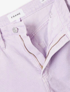 FRAME Le High ‘N’ Tight Wide-leg High-rise Jeans -Women Clothing Store R04146443 WASHEDLILAC ALT06