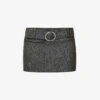 Elbe Belted Woven Mini Skirt