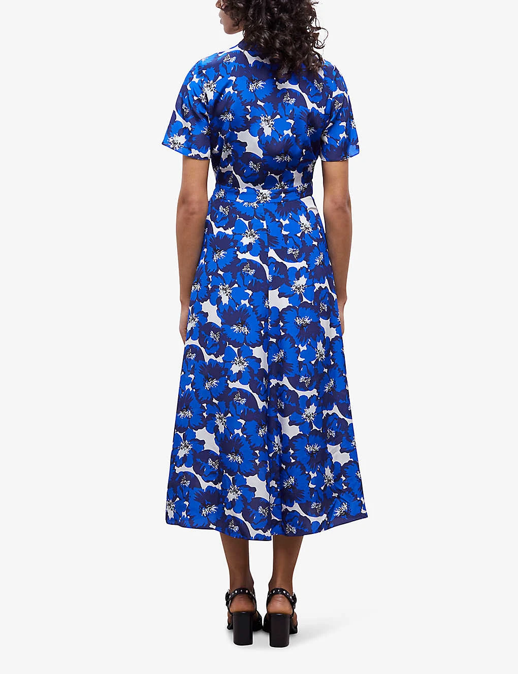 THE KOOPLES Floral Print-wrap Silk Midi Dress 4 THE KOOPLES Floral Print-wrap Silk Midi Dress - Image 4