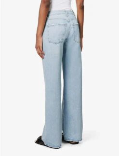 CITIZENS OF HUMANITY Annina Wide-leg Mid-rise Organic-cotton Jeans -Women Clothing Store R04148279 PARFAITLTINDIGO ALT03