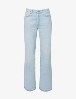 CITIZENS OF HUMANITY Annina Wide-leg Mid-rise Organic-cotton Jeans