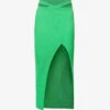 Yvonne Cut-out Knitted Midi Skirt