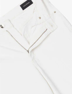 The Barker Brand-patch Wide-leg High-rise Organic-denim Jeans -Women Clothing Store R04148533 SOLABRIGHTWHITE ALT06