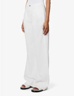 The Edgar Wide-leg High-rise Denim Jeans -Women Clothing Store R04148538 BLANCHEBRIGHTWHITE ALT02