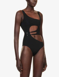 Meteor Cut-out Swimsuit 7 Meteor Cut-out Swimsuit -Women Clothing Store R04149024 BLACK ALT02