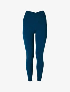 Sweaty Betty All Day Wrap-waist High-rise 7/8 Stretch-jersey Leggings